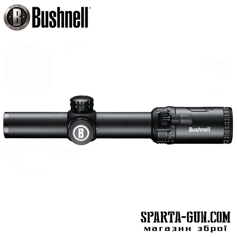  Приціл оптичний Bushnell AR Optics 1-8x24. Cіткa BTR-1 BDC з підсвічуванням