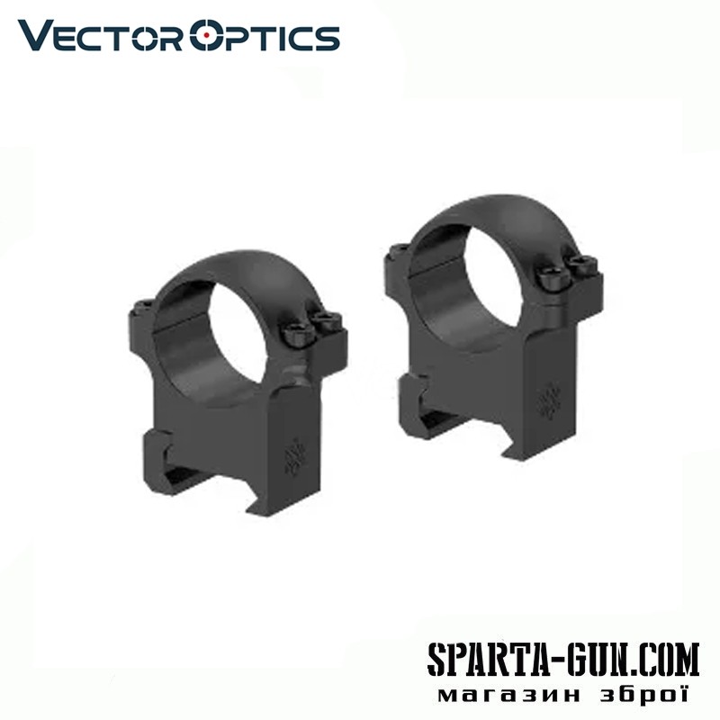 КІЛЬЦЯ VECTOR OPTICS СТАЛЕВІ 25.4 ММ WEAVER СЕРЕДНІЙ ПРОФІЛЬ