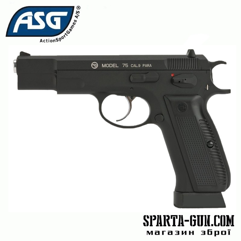 Пістолет пневматичний ASG CZ 75 Blowback BB кал. 4.5 мм