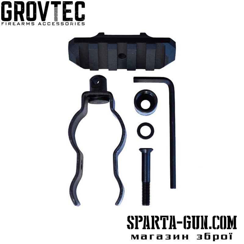 Стяжка GrovTec на ствол Rem 870 з планкою і антабкою