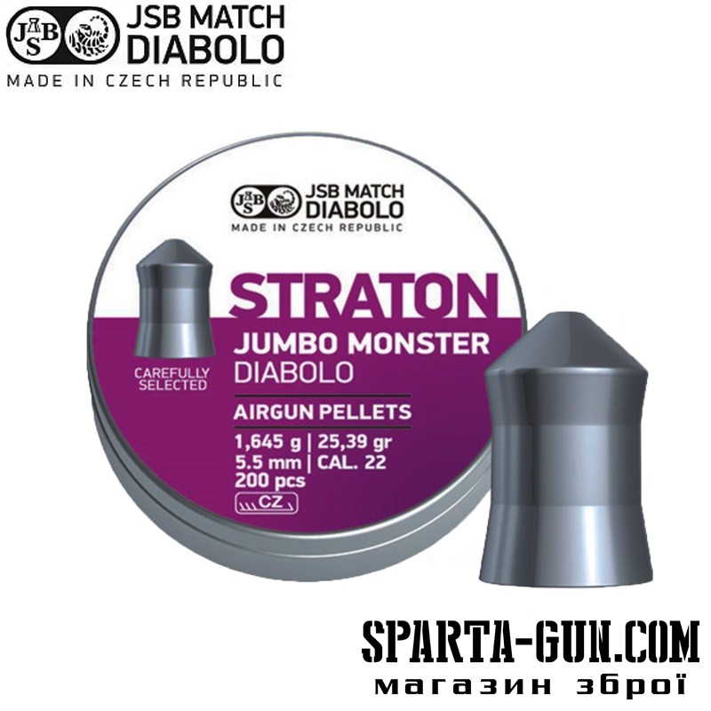 Кулі пневматичні JSB Diabolo Straton Jumbo Monster 1,645