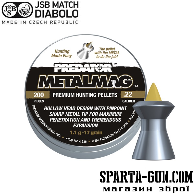 Кулі пневматичні JSB Metalmag 1.03