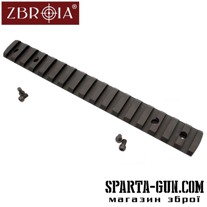 Планка ZBROIA для Roessler TITAN. Профіль Weaver