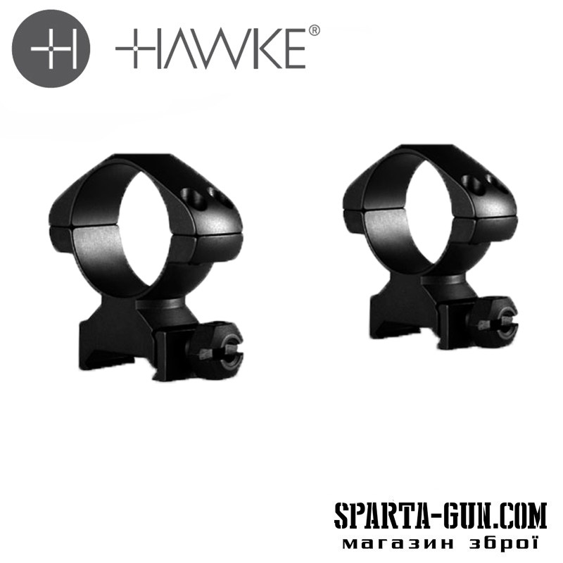Кріплення-кільця Hawke Precision Steel 30 мм