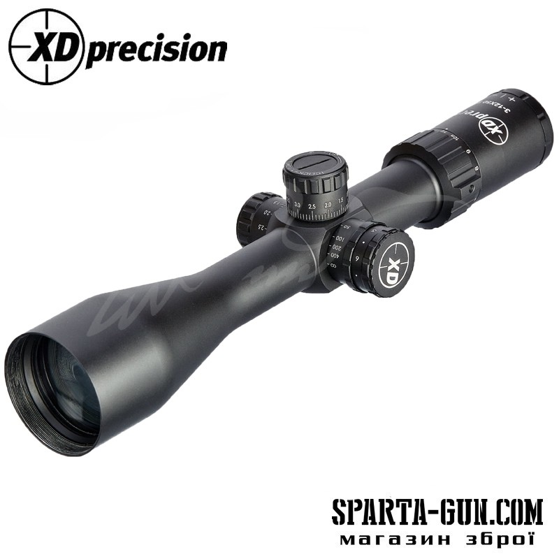 Приціл XD Precision 3-12x50 SF сітка HMD з підсвічуванням і з блендой
