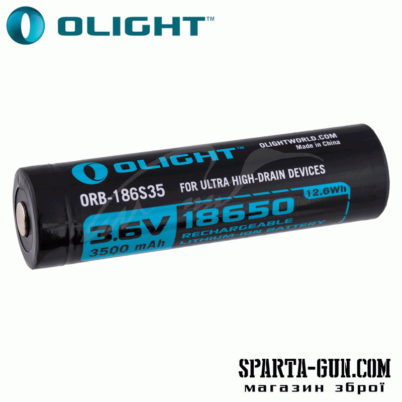  Акумуляторна батарея Olight 18650 HDС (10A) 3500mAh