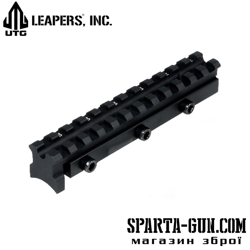 База кріплення UTG (Leapers) MNT-DN460 для пневматичної гвинтівки. З мінімальним заниженням ствола.