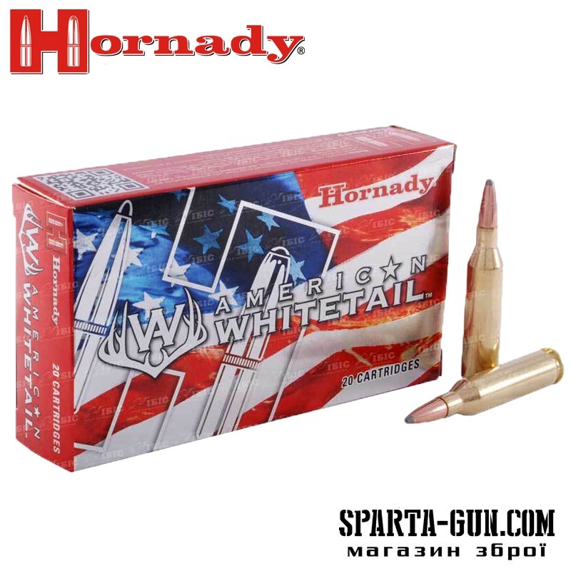 Патрон Hornady American Whitetail кал .243 куля Interlock BTSP маса 6.48 г (100 гран)