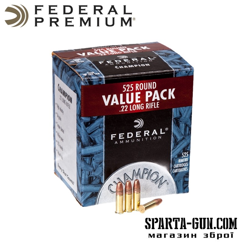 Патрон нарізний Federal Champion 22LR CPHP 2,33гр (36GR)