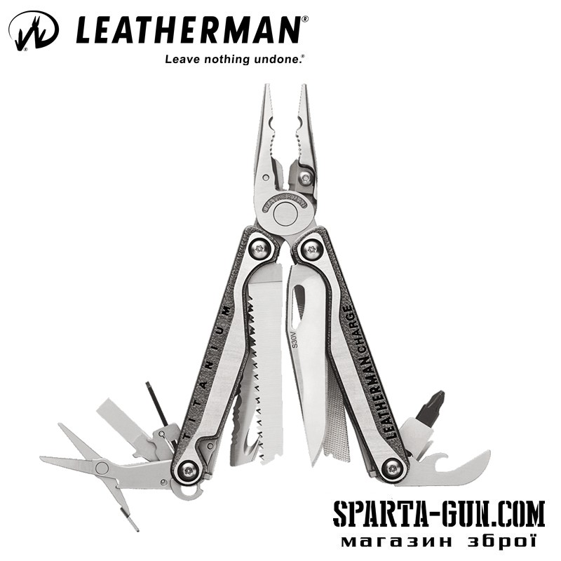 Мультиінструмент LEATHERMAN CHARGE TTI PLUS, синтетичний чохол, карт. коробка