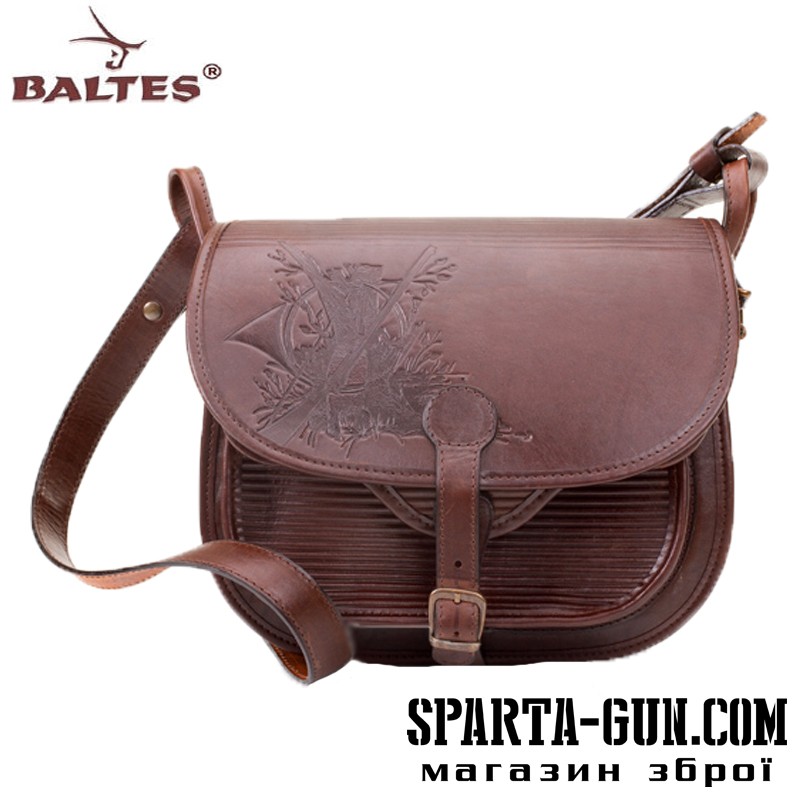 Ягдташ об'ємний (шкіра яловича)