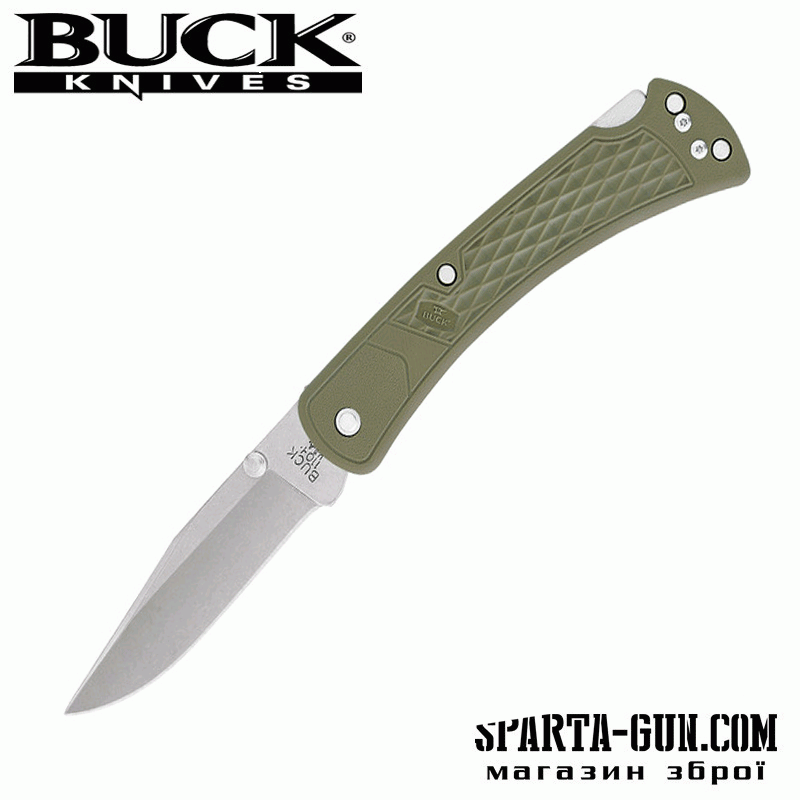 Ніж Buck "110 Slim Select", оливковий