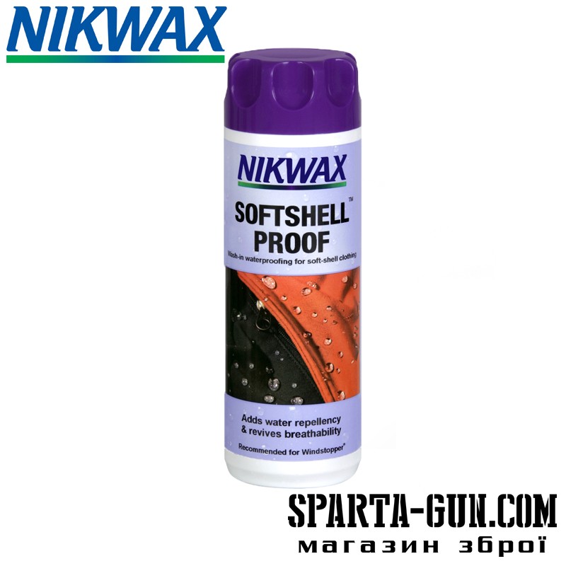 Просочення для софтшелов Nikwax Softshell Proof Wash-in 300ml