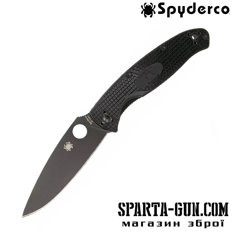 Ніж Spyderco Resilience Black Blade