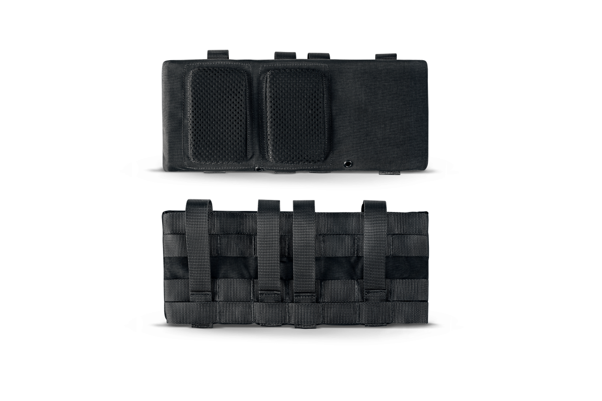 Підсумки під балістичні пакети на скелетні камербанди плитоноски U-WINCordura® 500 Black 2 штуки