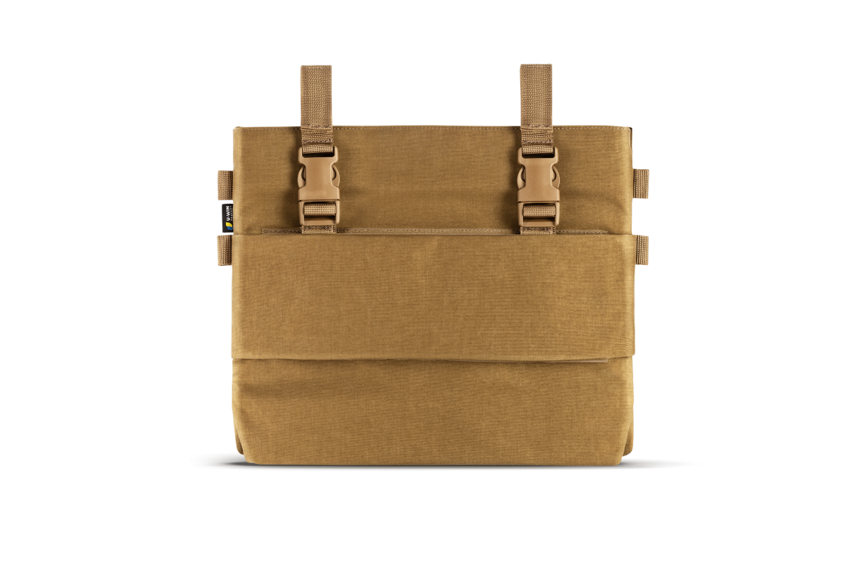 Килимок для сидіння тактичний U-WIN PRO секція 1 під балістичний захист Cordura® 500 Coyote