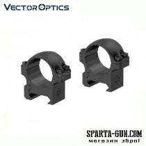 КІЛЬЦЯ VECTOR OPTICS СТАЛЕВІ 25.4 ММ WEAVER НИЗЬКИЙ ПРОФІЛЬ