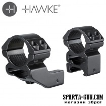 Кільця Hawke Match з виносом 25 мм. d - 25,4 мм. High. Weaver