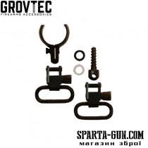 Набір антабок GrovTec для рушниці з вертикальним розташуванням стволів Діаметр: 1.90 - 2.03 см