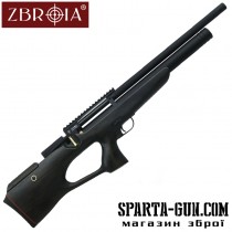 Пневматична гвинтівка PCP Козак 550/220 (кал. 4,5 мм, чорний / чорний) LWW