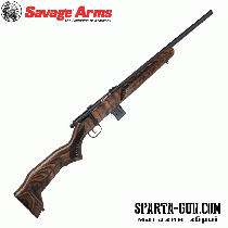 Гвинтівка малокаліберна Savage 93 Minimalist 18" кал. 17 HMR. Колір: коричневий