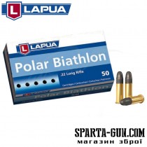 Патрон Lapua Polar Biathlon кал. 22 LR куля 2,59 г / 40 гран