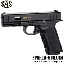 Пістолет пневматичний SAS G17 (Glock 17) Blowback