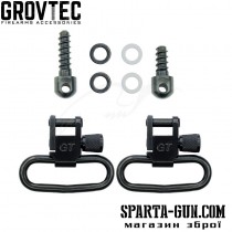 Набір антабок GrovTec 3.1 см з монтажними гвинтами для дерева