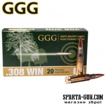Патрон GGG кал.308Win HPBT 180gr, 11.66 г