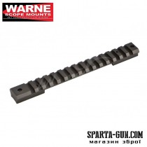 Планка Warne Maxima M667 Tactical Rail для карабінів Savage Long Action. Заниження - 20 MOA. Матеріал - сталь (Болти 8-40)