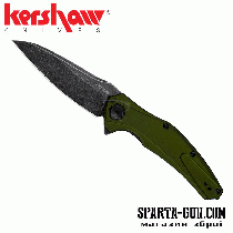  Ніж KAI Kershaw Bareknuckle Black Blade. Колір - оліва