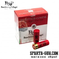 Патрон гладкоствольний Baschieri & Pellagri SPORT COMPAK LR кал.12 №7.5