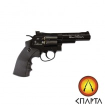 Пневматический револьвер ASG Dan Wesson 4'' Black