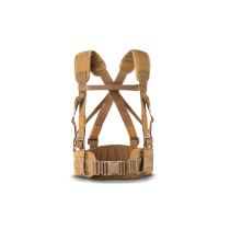 Ремінно плечова система U-WIN PRO посилена з стандартними лямками / розвантажувальна система РПС під балістичний пакет розмір 2 Cordura® 500 Coyote