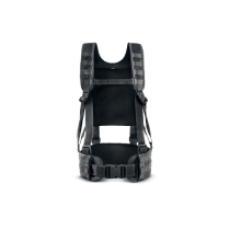 Ремінно плечова система U-WIN PRO посилена з багатофункційними лямками / розвантажувальна система РПС під балістичний пакет розмір 2 Cordura® 500 Black