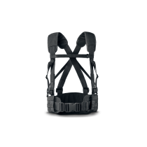 Ремінно плечова система U-WIN PRO посилена з стандартними лямками / розвантажувальна система РПС під балістичний пакет розмір 2 Cordura® 500 Black