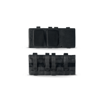 Підсумки під балістичні пакети на скелетні камербанди плитоноски U-WINCordura® 500 Black 2 штуки