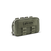 Підсумок під телефон / органайзер з кавером-дощовиком U-WIN PRO Cordura® 500 Ranger Green / Темна Олива