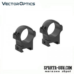 КІЛЬЦЯ VECTOR OPTICS СТАЛЕВІ 30 ММ WEAVER НИЗЬКИЙ ПРОФІЛЬ