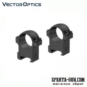 КІЛЬЦЯ VECTOR OPTICS СТАЛЕВІ 25.4 ММ WEAVER СЕРЕДНІЙ ПРОФІЛЬ