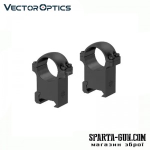 КІЛЬЦЯ VECTOR OPTICS СТАЛЕВІ 25.4 ММ WEAVER ВИСОКИЙ ПРОФІЛЬ