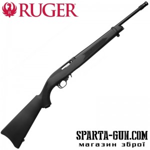 КАРАБІН МИСЛИВСЬКИЙ RUGER "10/22-FS" CARBINE 22LR BLACK SYNTHETIC 16''