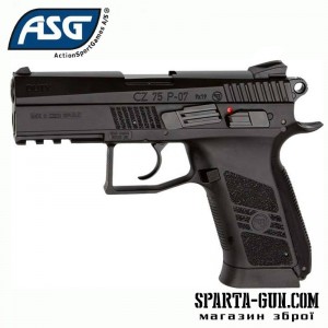  Пістолет пневматичний ASG CZ 75 P-07 Duty Blowback BB кал. 4.5 мм