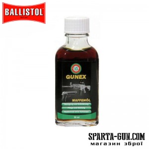 Олія універсальна збройова Klever Ballistol Gunex 50 мл