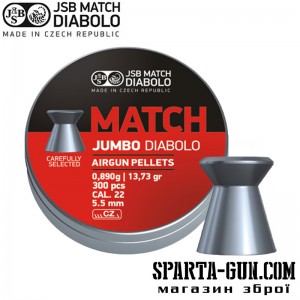Кулі пневматичні JSB Diabolo Jumbo Match 0.89