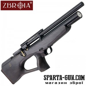 Пневматична гвинтівка PCP Козак 330/180 (кал. 4,5 мм, чорний)