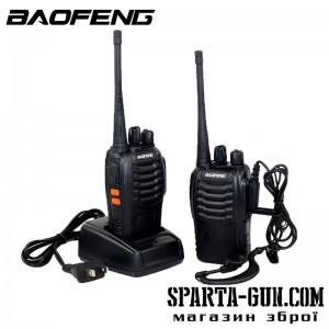 Портативна аматорська рація Baofeng BF-888S (пара)