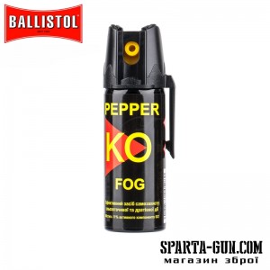 Газовий балончик Klever Pepper KO Fog аерозольний. Обсяг - 50 мл