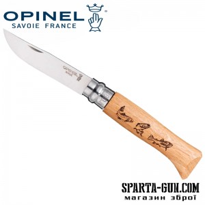 Ніж Opinel №8 Animalia "Форель"