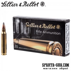 Патрон Sellier & Bellot кал.223 Rem куля SP маса 3,6 г